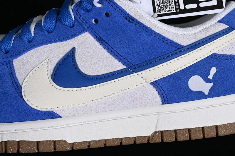 All categories Nk SB Dunk series Nk SB Dunk Low low-top sneakers Nk SB Dunk Low "85" white and blue double hook SB low-top sports and leisure sneakers DO9457-139